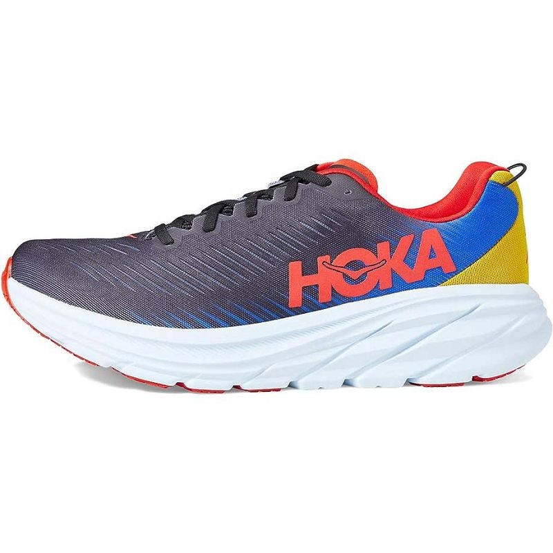 Black Blue Men Hoka Rincon 3 Road Running Shoes | US9514-437