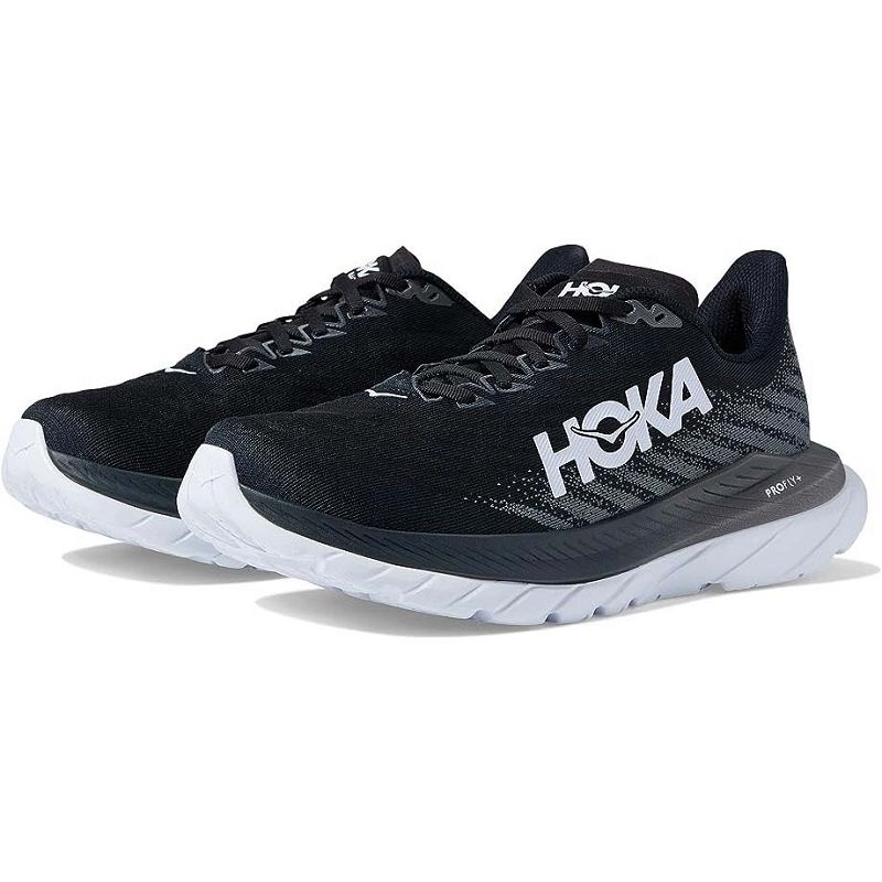 Black Grey Women Hoka Mach 5 Training Shoes | US9697-591