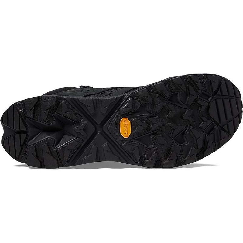 Black Men Hoka Anacapa Breeze Mid Hiking Shoes | US9818-851