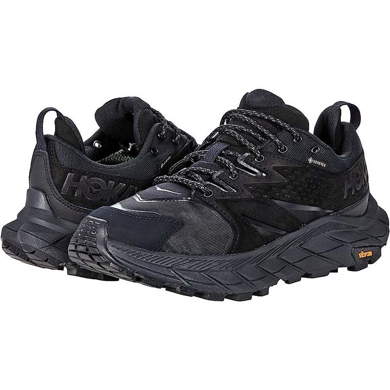 Black Men Hoka Anacapa Low GTX Hiking Shoes | US9514-915