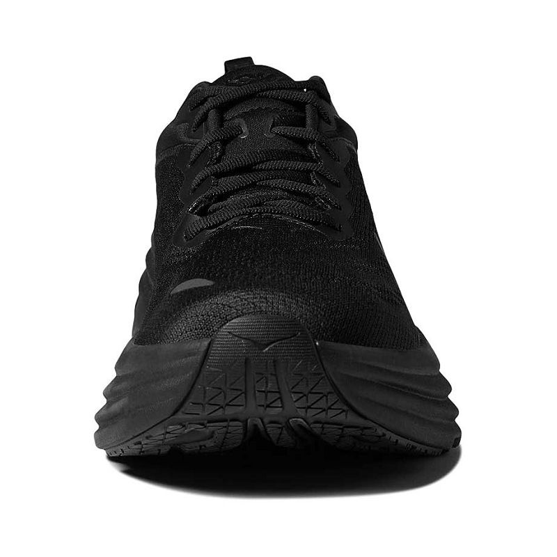 Black Men Hoka Bondi 8 Walking Shoes | US9697-176