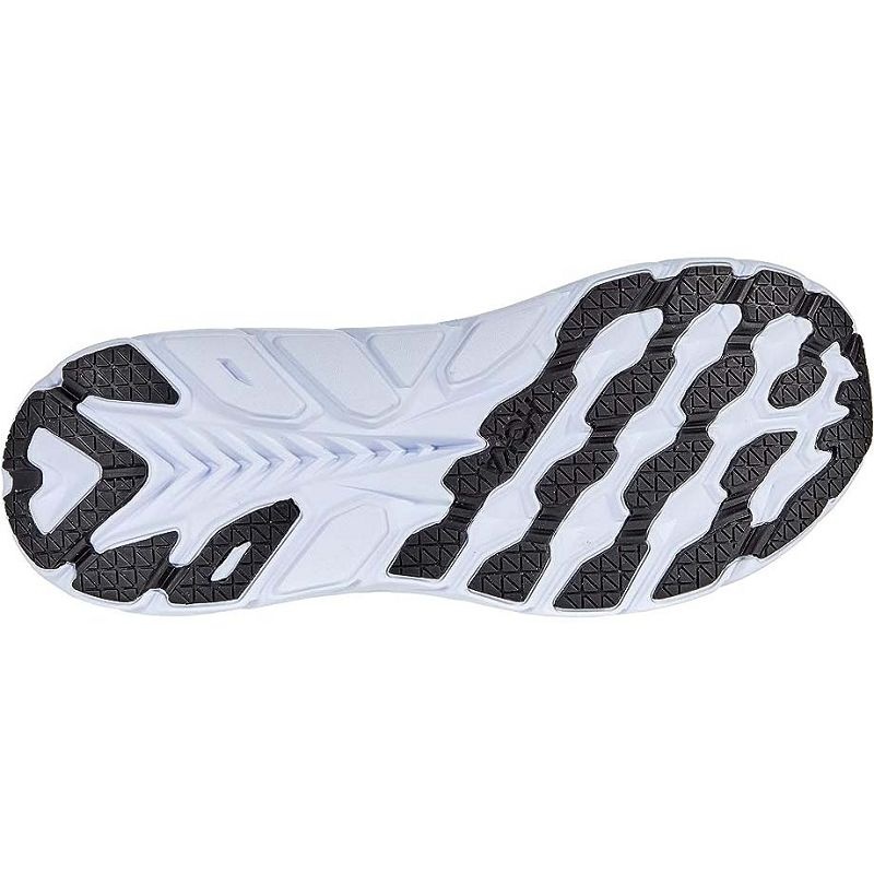 Black White Men Hoka Clifton 8 Road Running Shoes | US9514-021