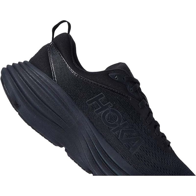 Black Women Hoka Bondi 8 Walking Shoes | US9697-641