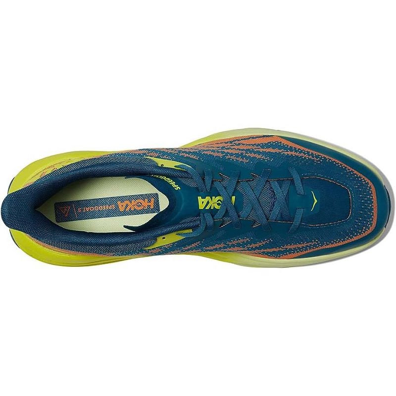 Blue Coral Men Hoka Speedgoat 5 Trail Running Shoes | US9592-317