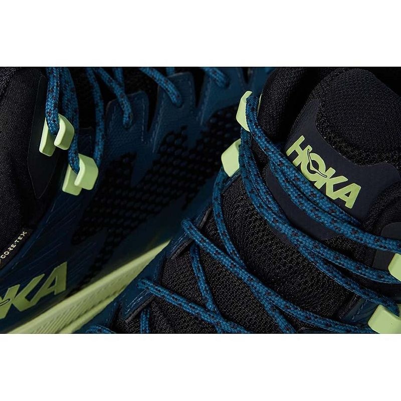 Blue Coral Men Hoka Trail Code GTX Hiking Shoes | US9592-418
