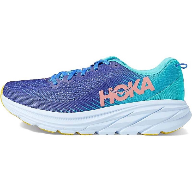 Blue Cyan Women Hoka Rincon 3 Road Running Shoes | US9514-374