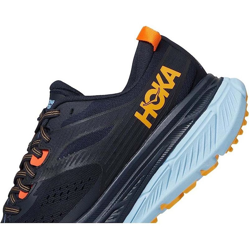 Blue Graphite Men Hoka Stinson ATR 6 Trail Running Shoes | US9396-067
