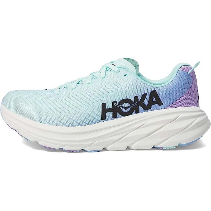 Blue Green Women Hoka Rincon 3 Road Running Shoes | US9514-024