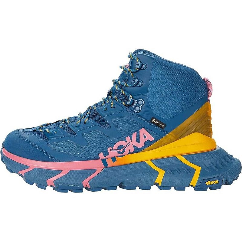 Blue Men Hoka Tennine Hike GTX Hiking Shoes | US9463-473