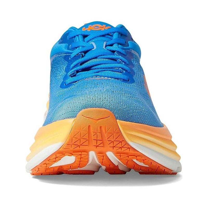Blue Orange Men Hoka Bondi 8 Walking Shoes | US9697-231