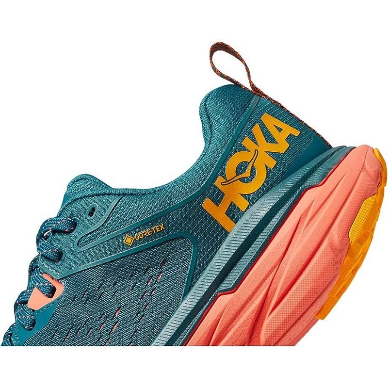 Blue Orange Women Hoka Challenger ATR 6 GTX Trail Running Shoes | US9463-162