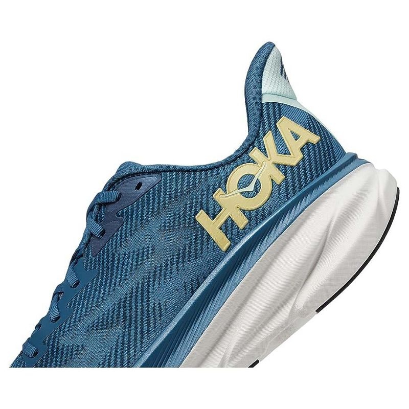 Blue Steel Men Hoka Clifton 9 Road Running Shoes | US9818-703