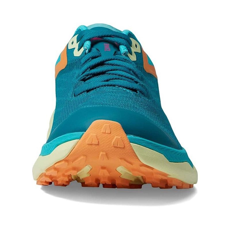Blue Turquoise Women Hoka Zinal Trail Running Shoes | US9514-745