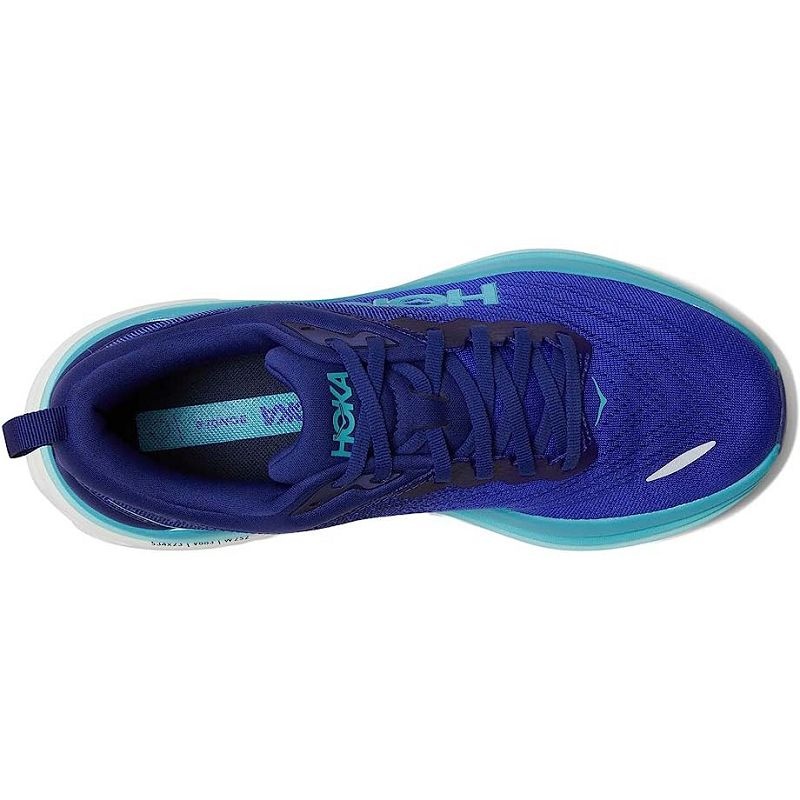 Blue Women Hoka Bondi 8 Walking Shoes | US9697-612