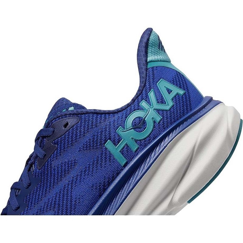 Blue Women Hoka Clifton 9 Road Running Shoes | US9818-640