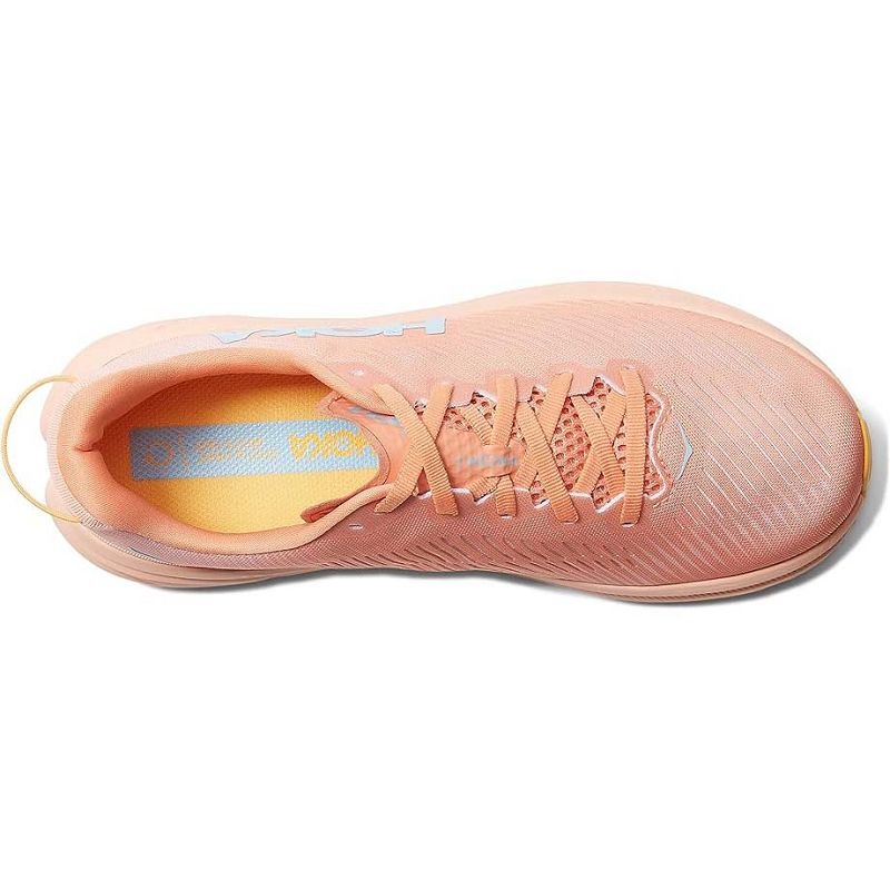 Coral Yellow Women Hoka Rincon 3 Road Running Shoes | US9514-548