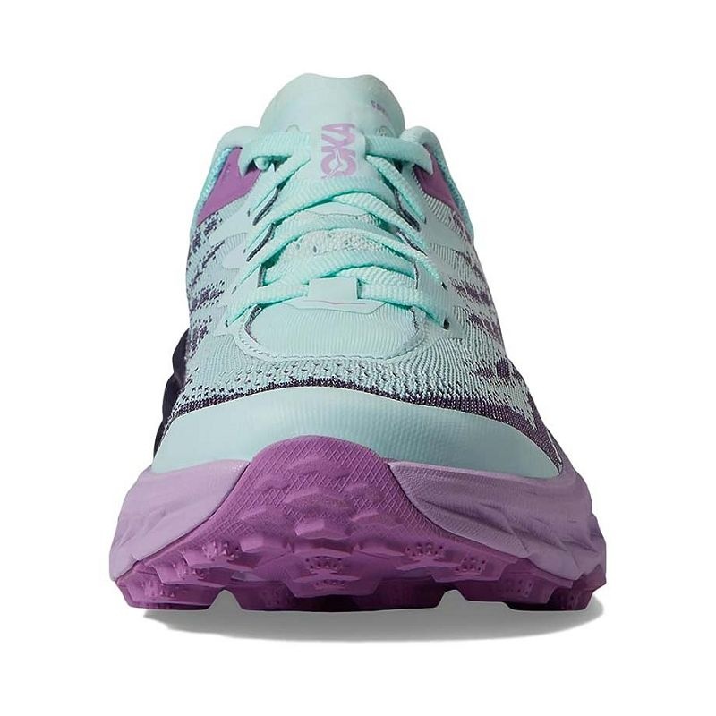 Cyan Purple Women Hoka Speedgoat 5 Trail Running Shoes | US9593-725