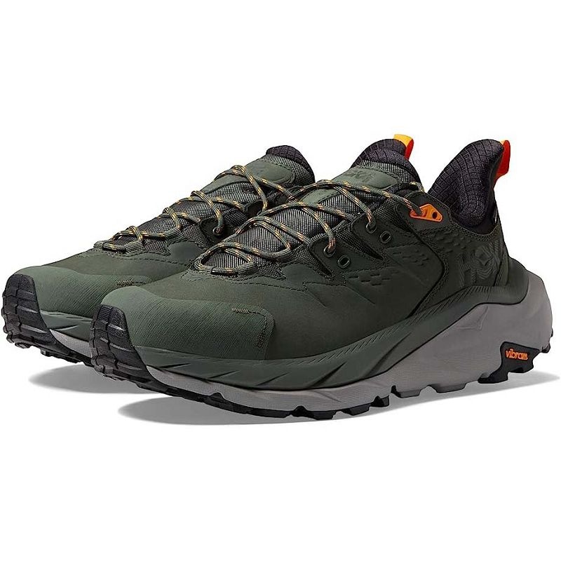 Green Men Hoka Kaha 2 Low GTX Hiking Shoes | US9592-014