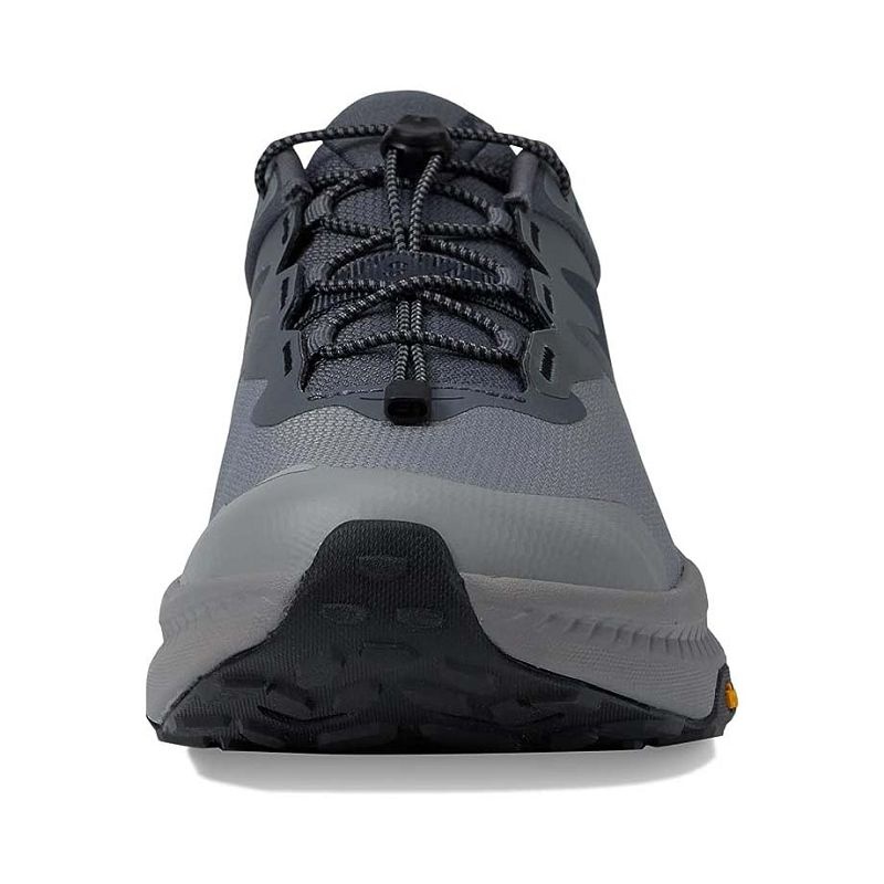 Grey Black Men Hoka Transport Hiking Shoes | US9818-954