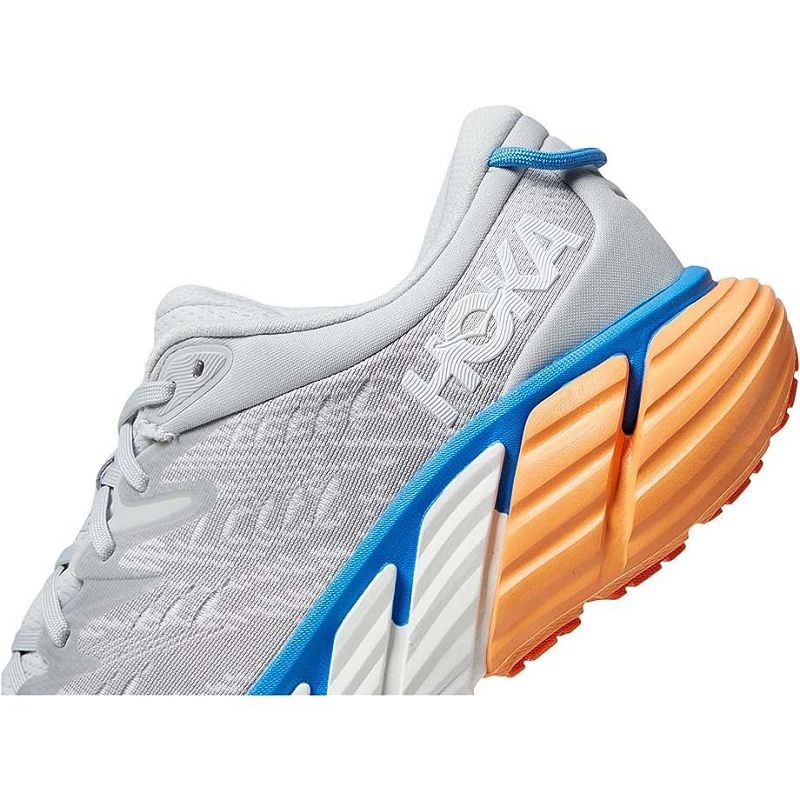 Grey Blue Men Hoka Gaviota 4 Road Running Shoes | US9592-307