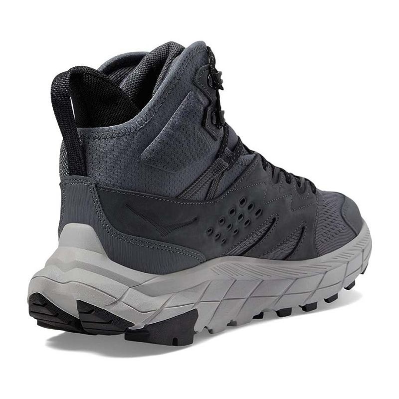 Grey Men Hoka Anacapa Breeze Mid Hiking Shoes | US9818-973