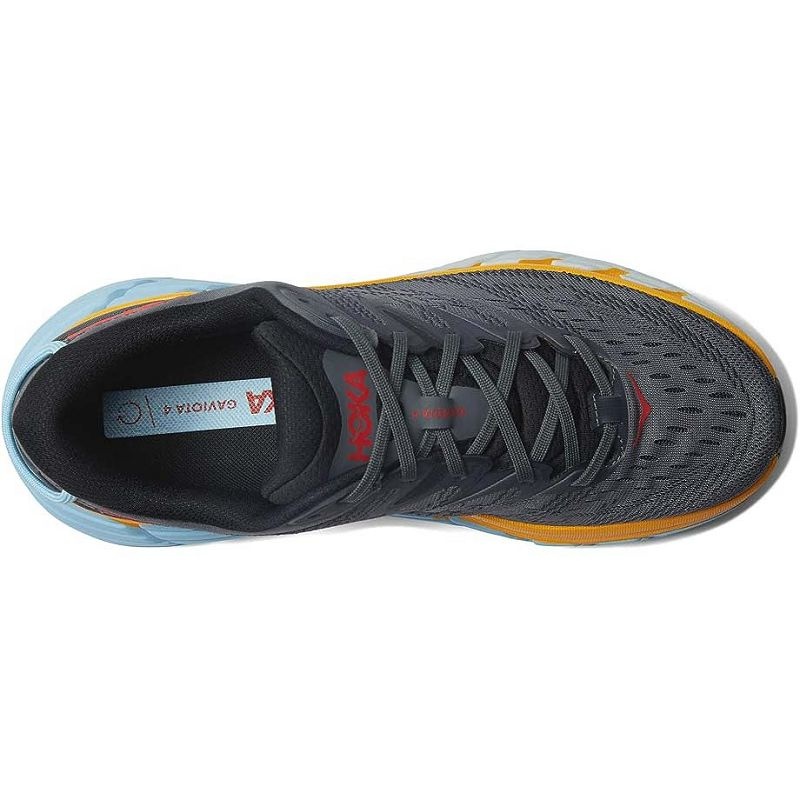 Grey Men Hoka Gaviota 4 Road Running Shoes | US9592-970