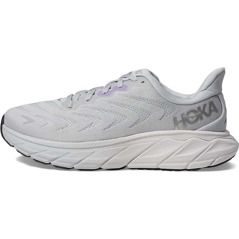Grey Silver Women Hoka Arahi 6 Walking Shoes | US9593-485
