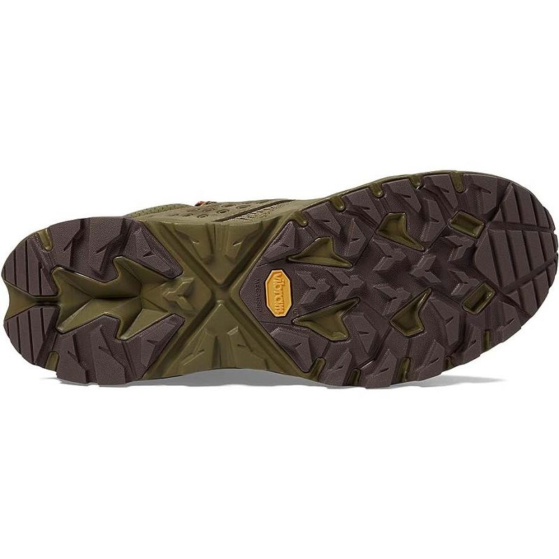 Khaki Men Hoka Anacapa Breeze Mid Hiking Shoes | US9818-432