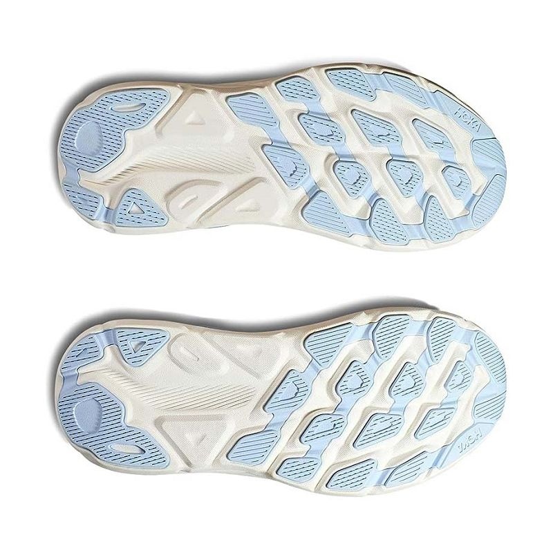 Light Blue Women Hoka Clifton 9 Road Running Shoes | US9818-659