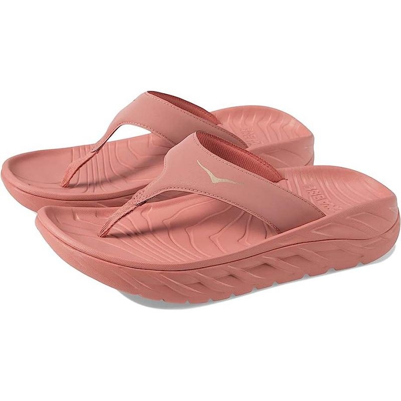 Maroon Women Hoka Ora Recovery Flip Sandals | US8899-134