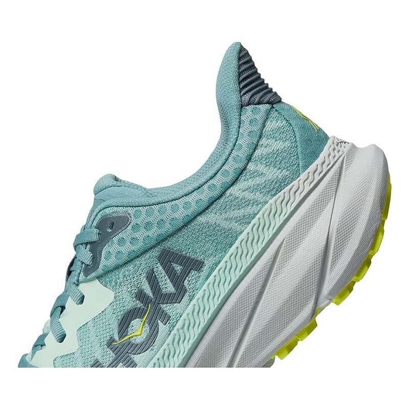 Mist Green Women Hoka Challenger 7 Trail Running Shoes | US9818-720