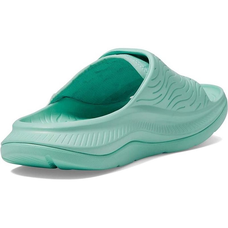 Mist Green Women Hoka Ora Luxe Sandals | US9818-869
