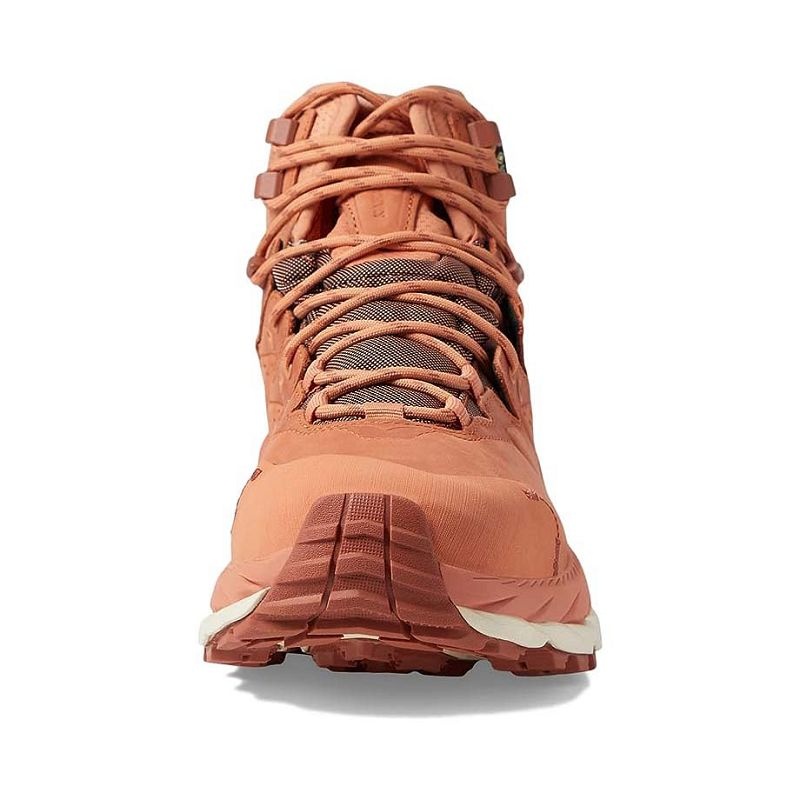 Orange Coral Women Hoka Kaha 2 GTX Hiking Shoes | US9593-621