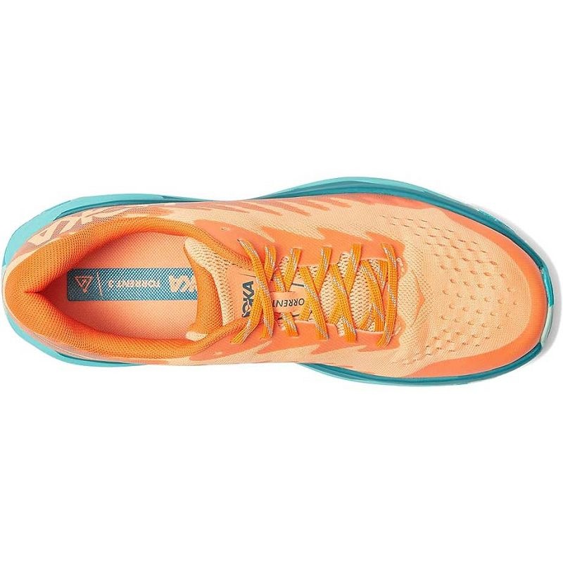 Orange Turquoise Men Hoka Torrent 3 Trail Running Shoes | US9697-485