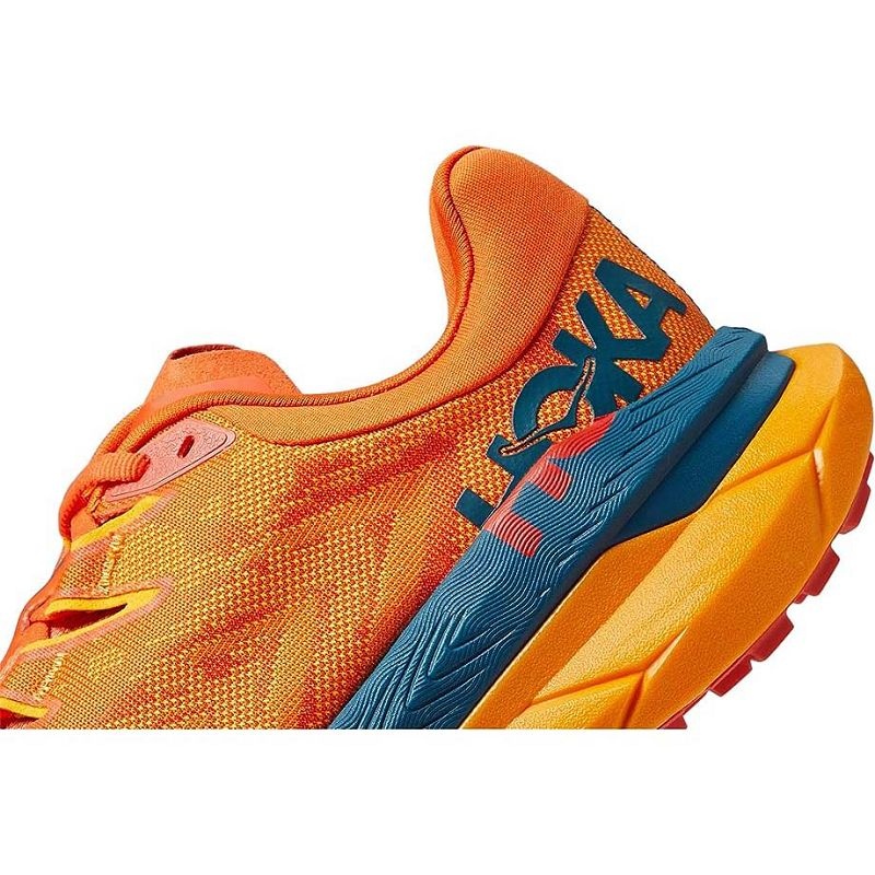 Orange Yellow Men Hoka Tecton X Trail Running Shoes | US9592-793