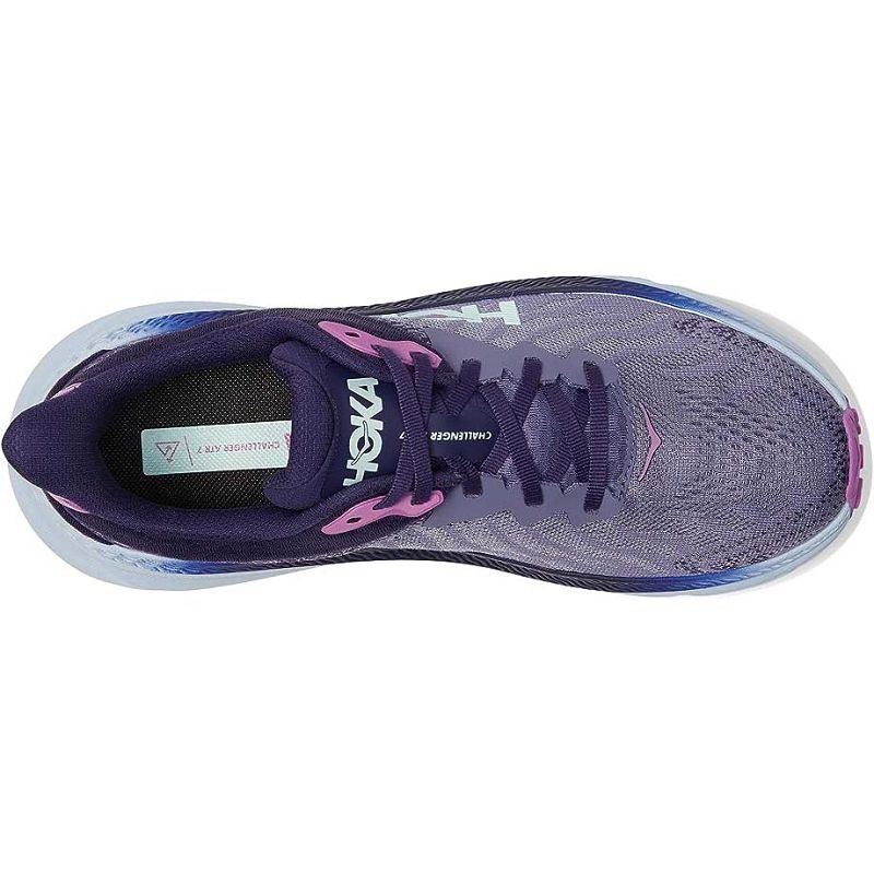Purple Women Hoka Challenger 7 Trail Running Shoes | US9818-192