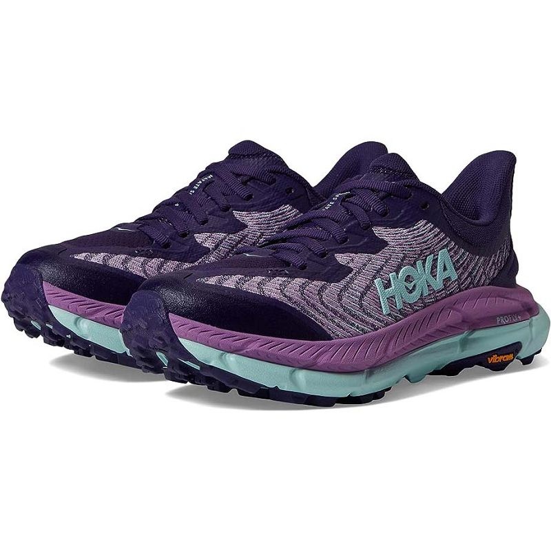 Purple Women Hoka Mafate Speed 4 Trail Running Shoes | US9697-164