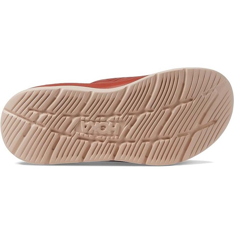 Red Men Hoka Ora Luxe Sandals | US9697-703