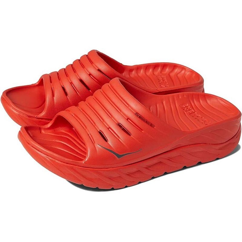Red Men Hoka Ora Recovery Slide Sandals | US9697-563