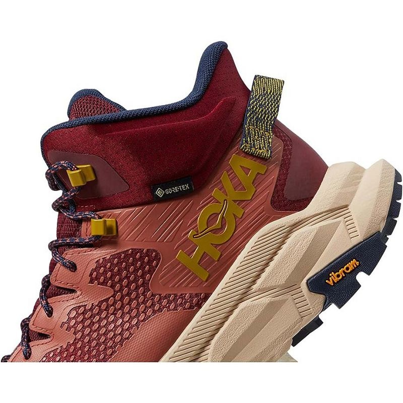 Red Sand Men Hoka Trail Code GTX Hiking Shoes | US9592-206