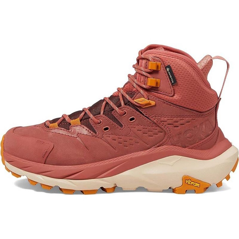 Red Sand Women Hoka Kaha 2 GTX Hiking Shoes | US9593-089