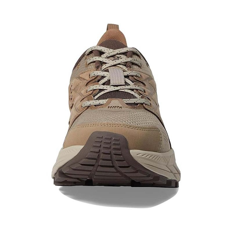 Sand Tan Men Hoka Anacapa Aero Low Hiking Shoes | US9697-802