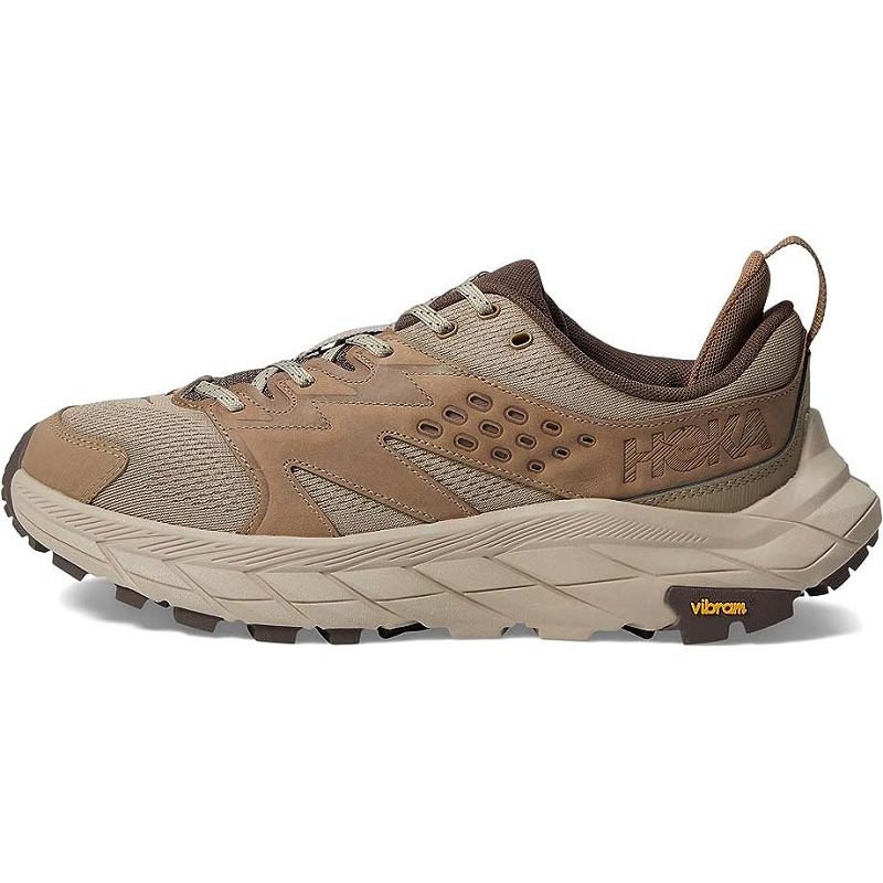 Sand Tan Men Hoka Anacapa Aero Low Hiking Shoes | US9697-802