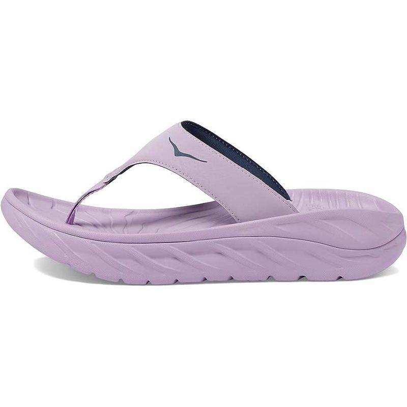 Violet Women Hoka Ora Recovery Flip Sandals | US8899-902