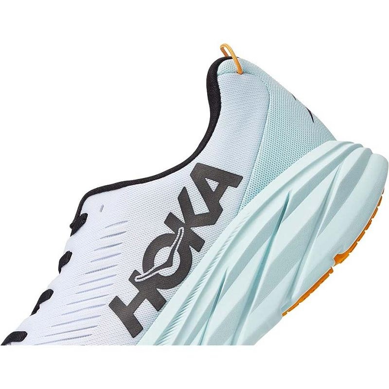 White Blue Men Hoka Rincon 3 Road Running Shoes | US9514-467