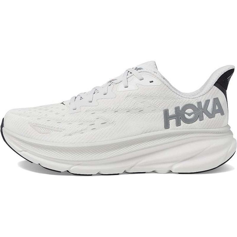 White Men Hoka Clifton 9 Road Running Shoes | US9818-509