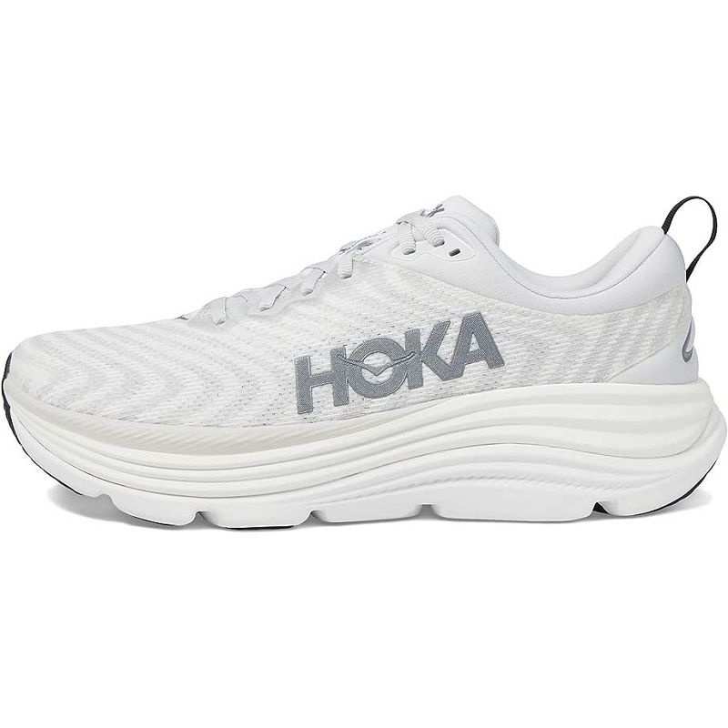 White Men Hoka Gaviota 5 Road Running Shoes | US9874-523
