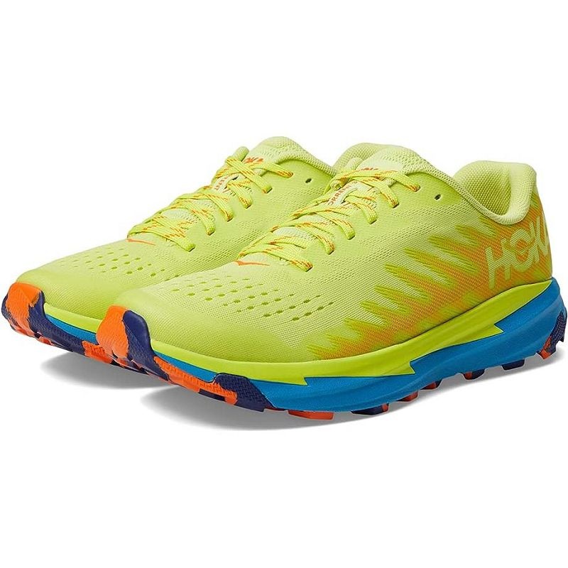 Yellow Blue Men Hoka Torrent 3 Trail Running Shoes | US9697-078