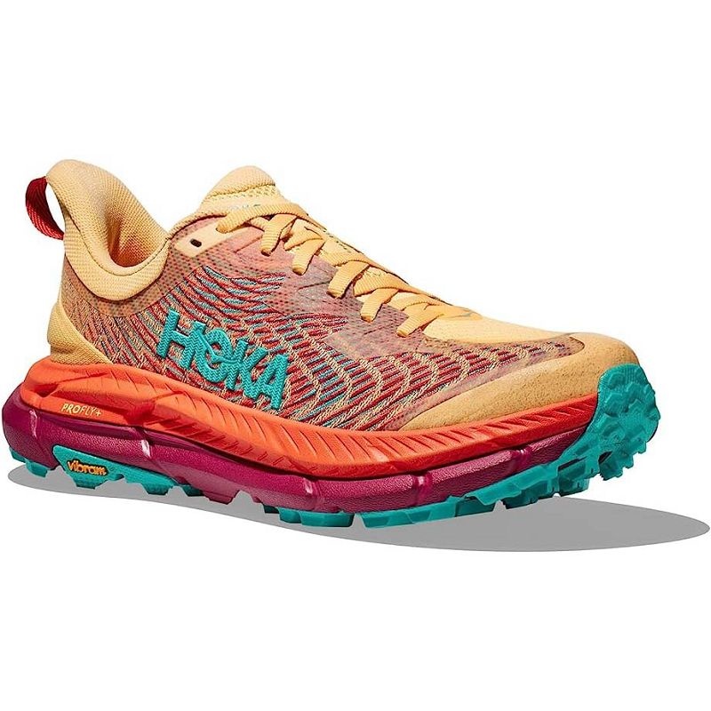 Yellow Flame Men Hoka Mafate Speed 4 Trail Running Shoes | US9697-108