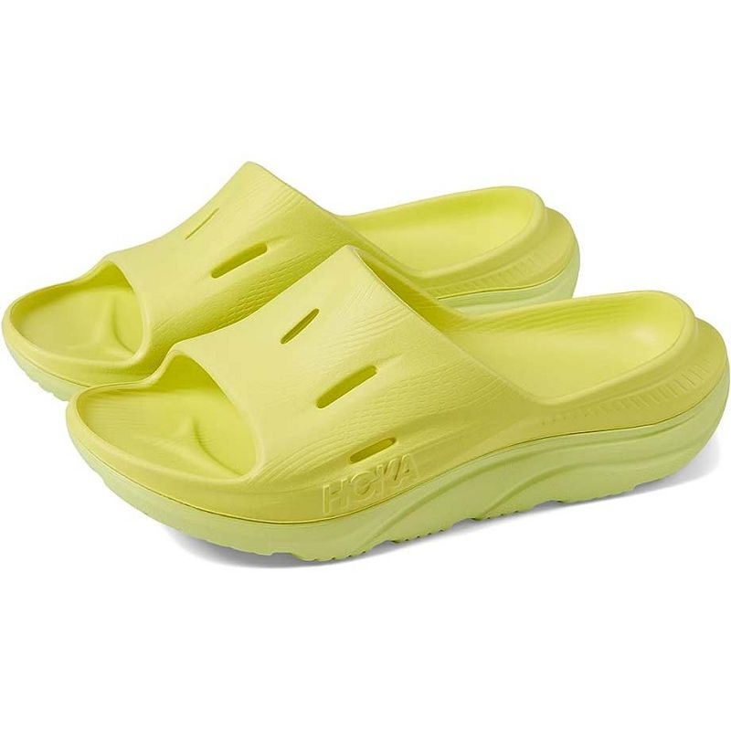 Yellow Kids Hoka Ora Recovery Slide 3 Sandals | US9821-593